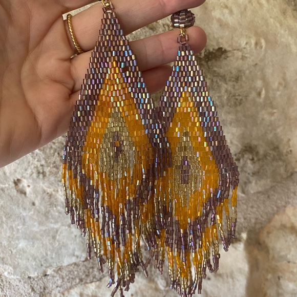 Beaded Boho Earrings - Picture 5 of 7